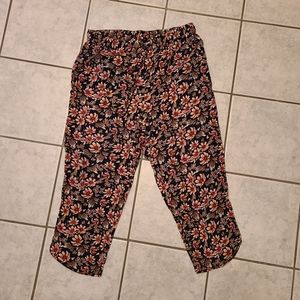 American Eagle Outfitters floral, flowing, palazzo pants. Size XL